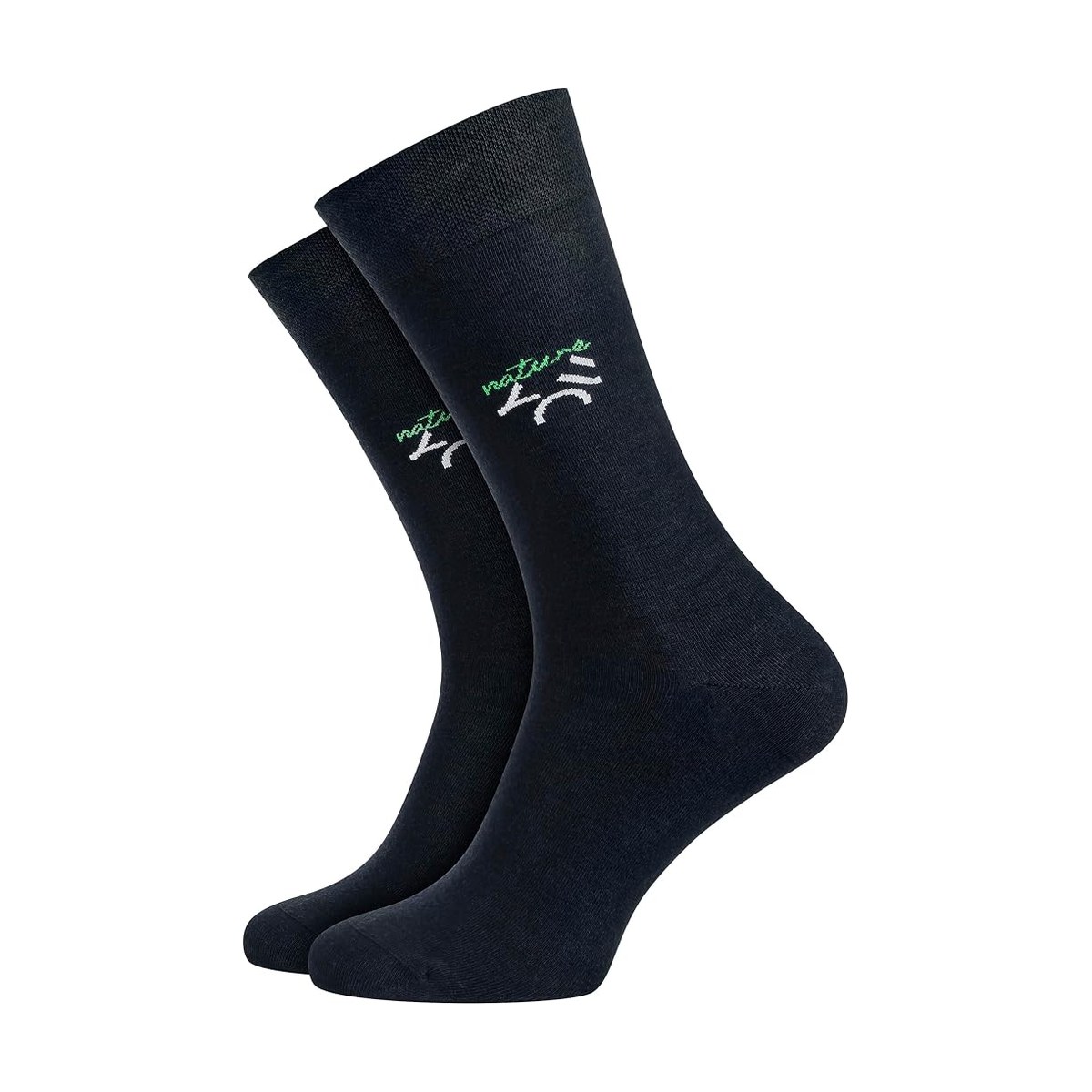 Lange Socken in Navy